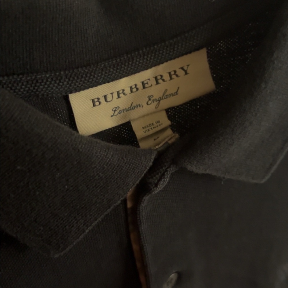 Burberry Charcoal Polo Shirt